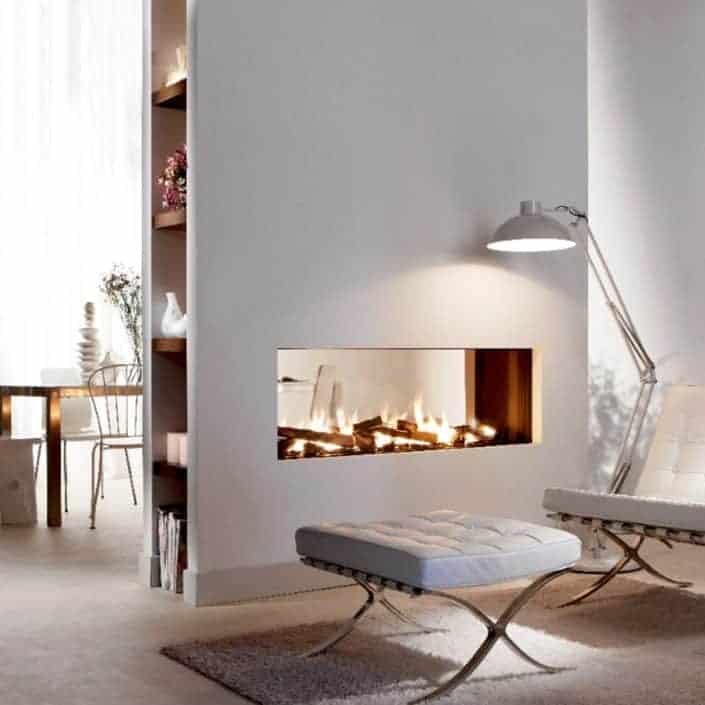 Artisan Lucius 140 3 Sided Glass Gas Fire Artisan Fireplace Design