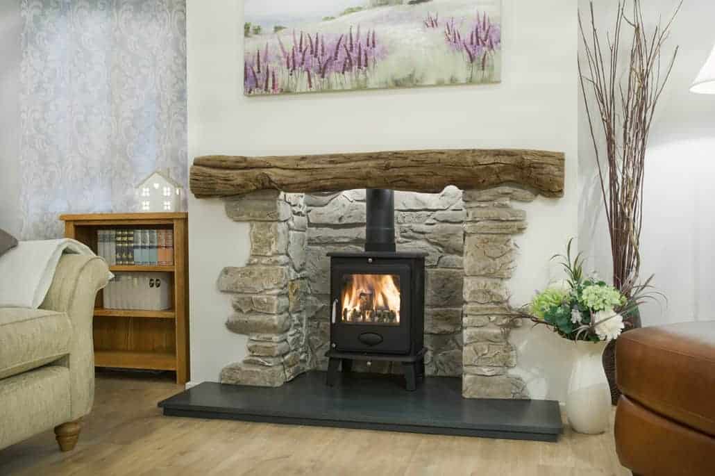Artisan Inglenook with Stone Surround Artisan Fireplace Design