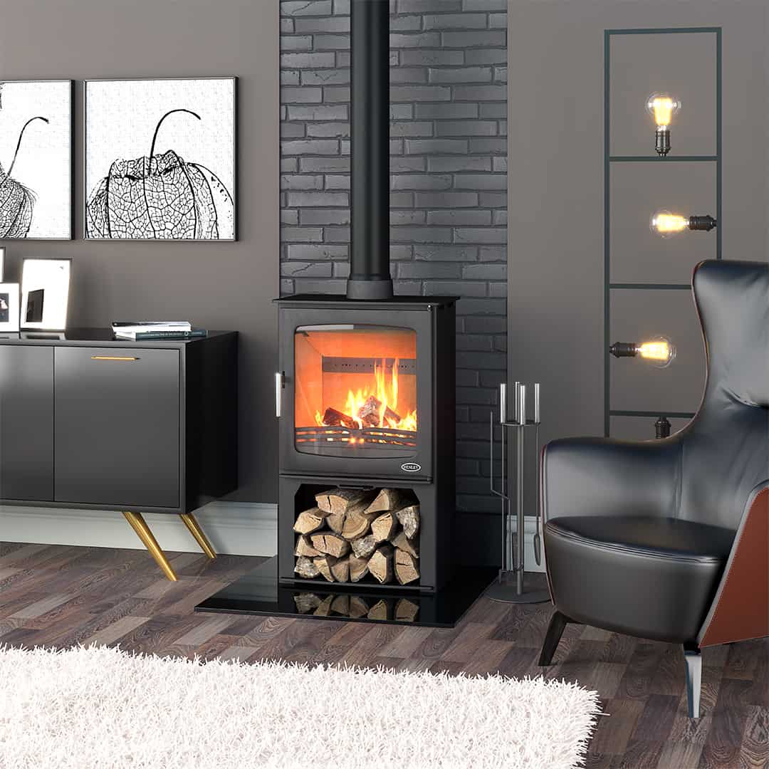 Artisan Hazelwood 5kW Wood Burning Stove - Artisan Fireplace Design