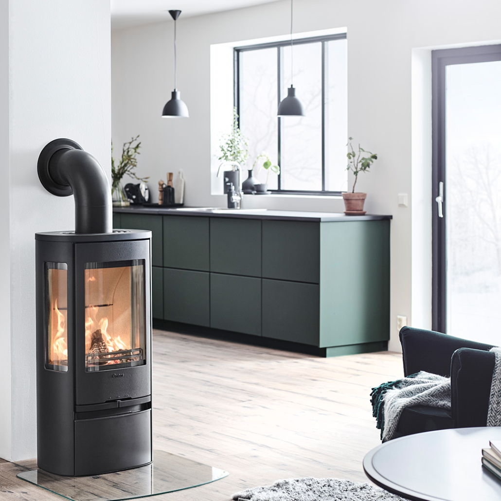 Artisan Contura 856 Style Wood Burning Stove - Artisan Fireplace Design