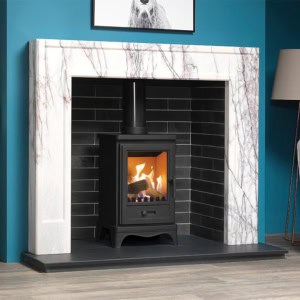 Artisan Allora Lilac Marble Fireplace