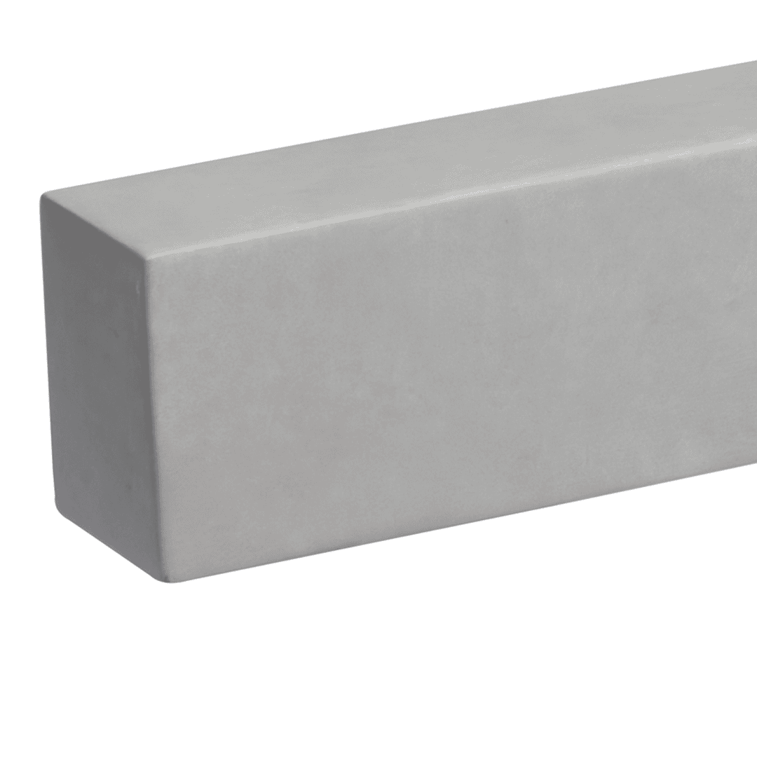 Artisan Geocast Contemporary Stone Beam in Polished Concrete detail