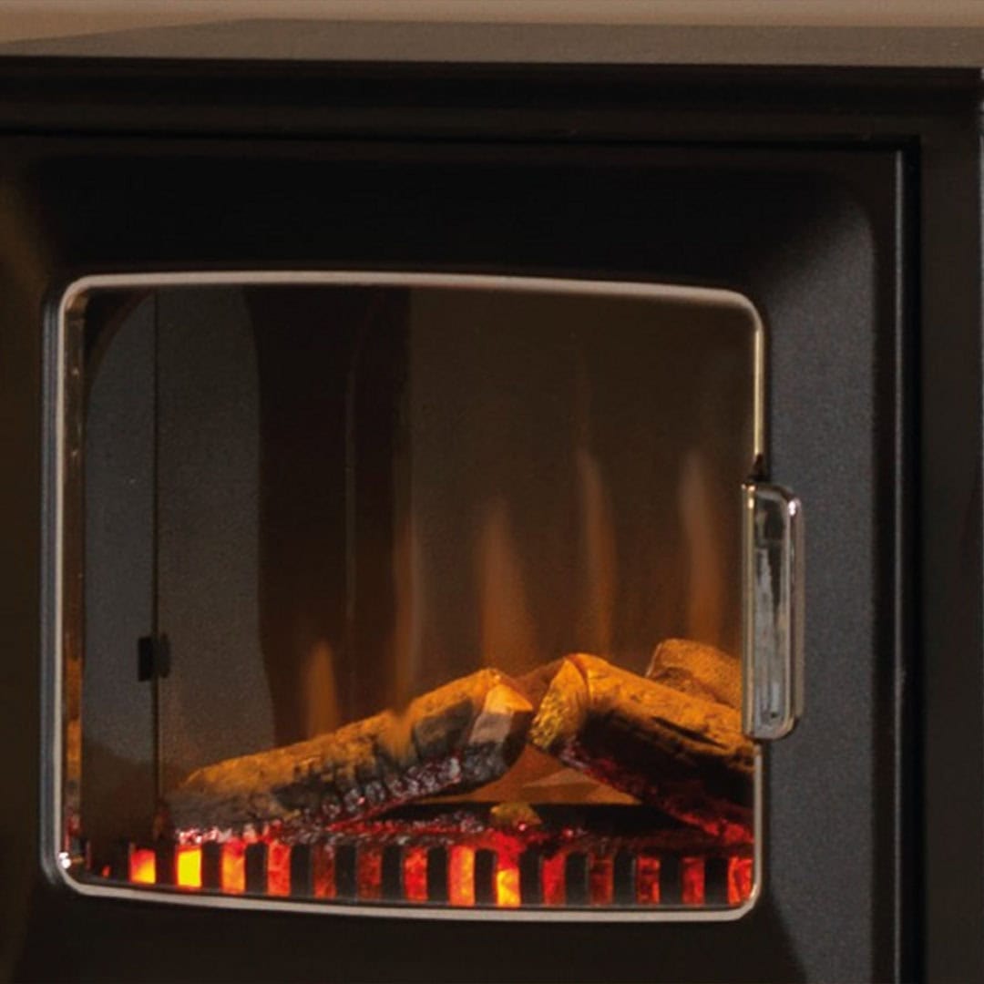 Artisan Lucia Electric Stove window of fire
